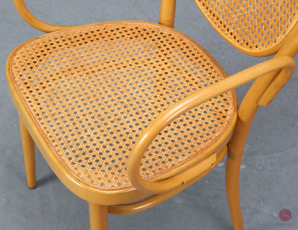 Thonet 215 RF Kirsche Bugholzstuhl mit Geflecht Buche gebraucht