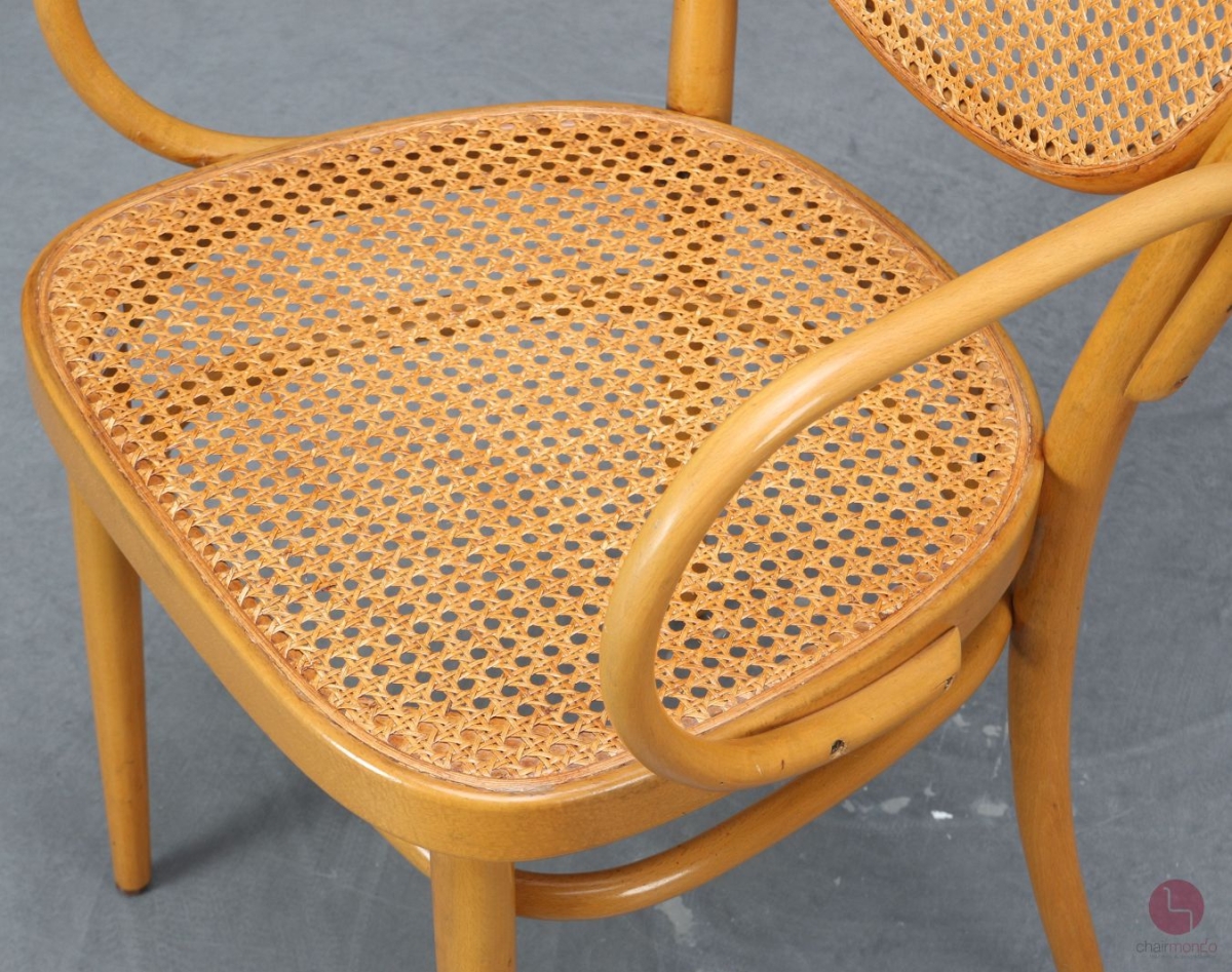 Thonet 215 RF Kirsche Bugholzstuhl mit Geflecht Buche gebraucht