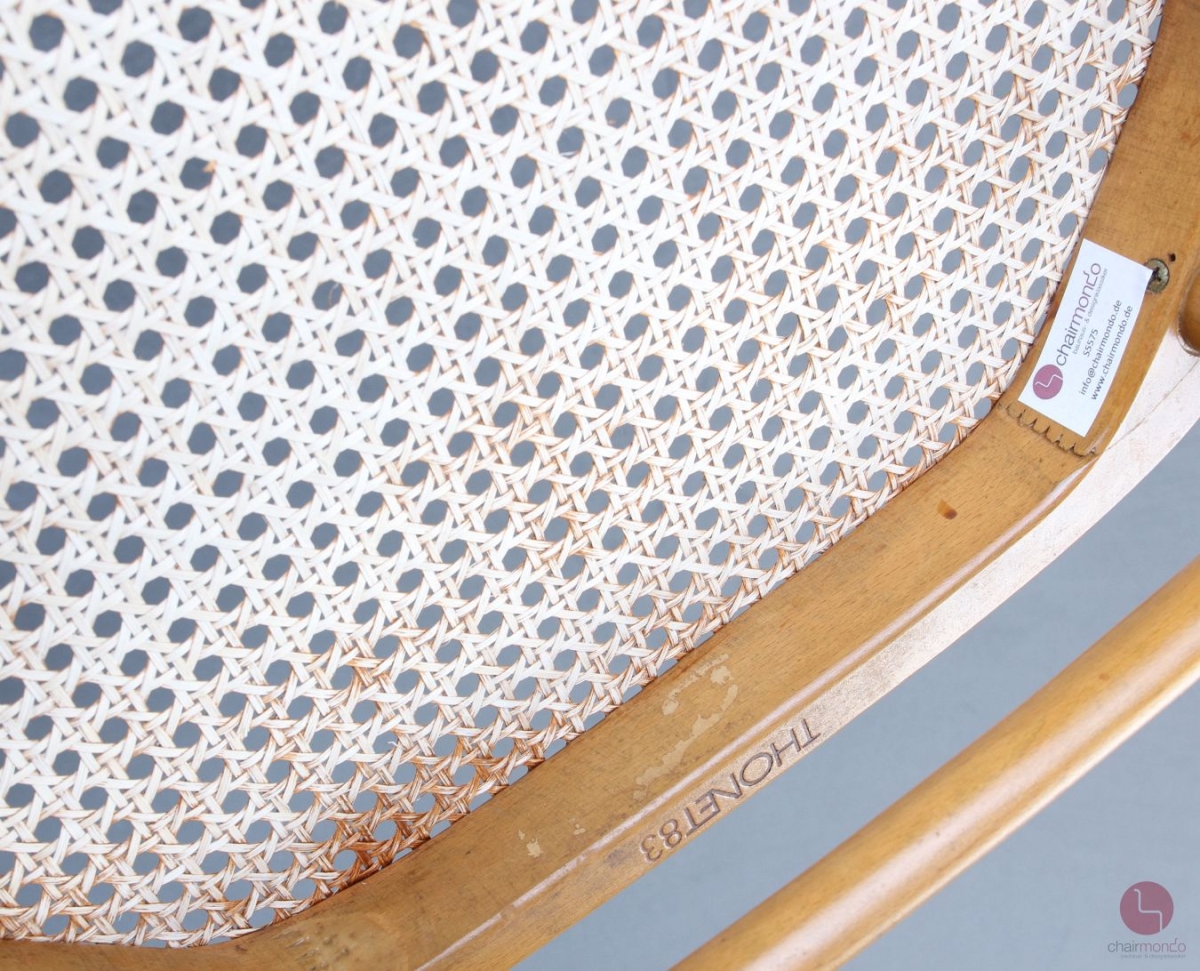 Thonet 215 RF Kirsche Bugholzstuhl mit Geflecht Buche gebraucht