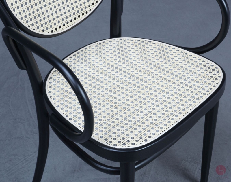 Thonet 215 RF Kafeehausstuhl mit Wiener Geflecht + Stützgewebe gebraucht