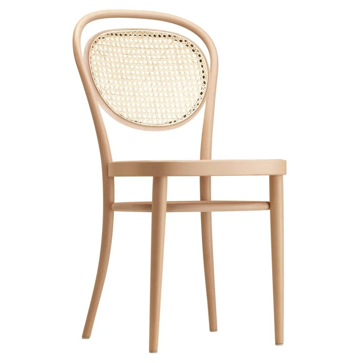Thonet 215 R Holz Stuhl mit natur Geflecht und Gestell in Buche aufgehellt
