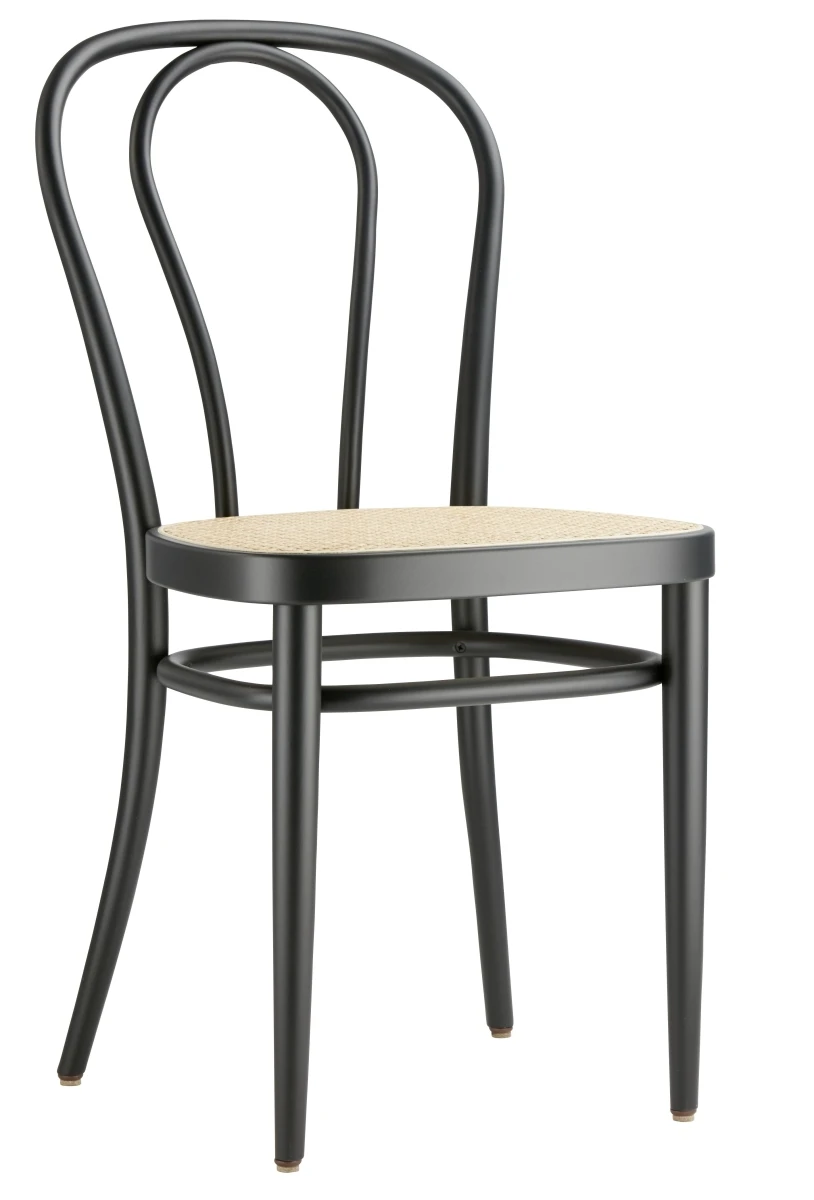Thonet 218 Bistrostuhl mit Geflecht in verschiedenen Farben