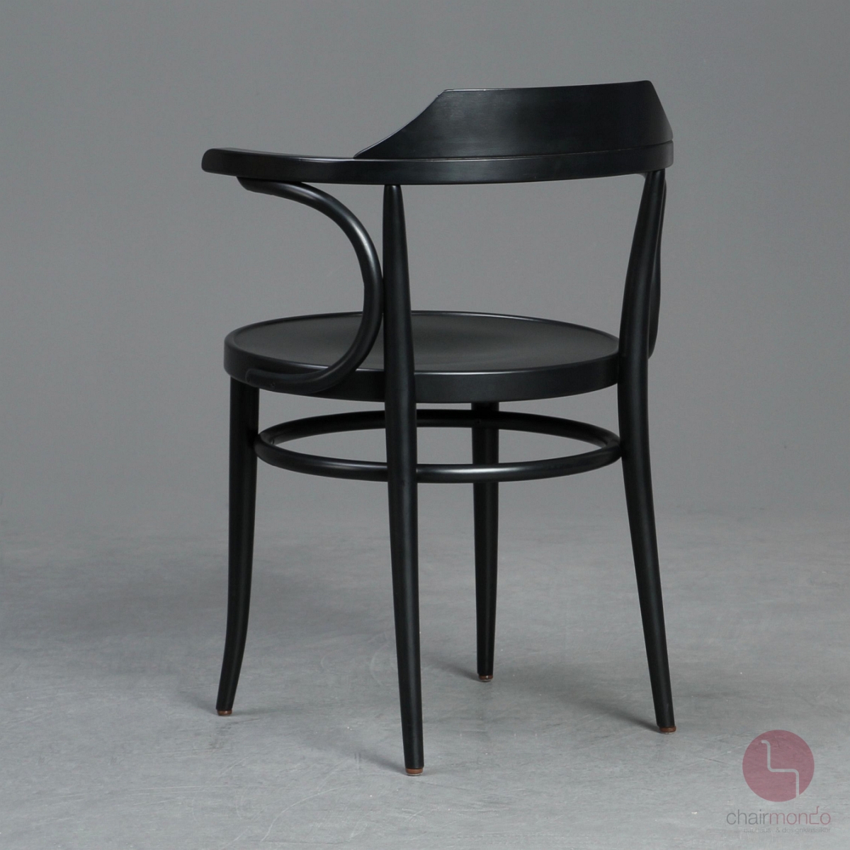 Preview: Thonet 233 M Bugholz Stuhl in Schwarz gebraucht