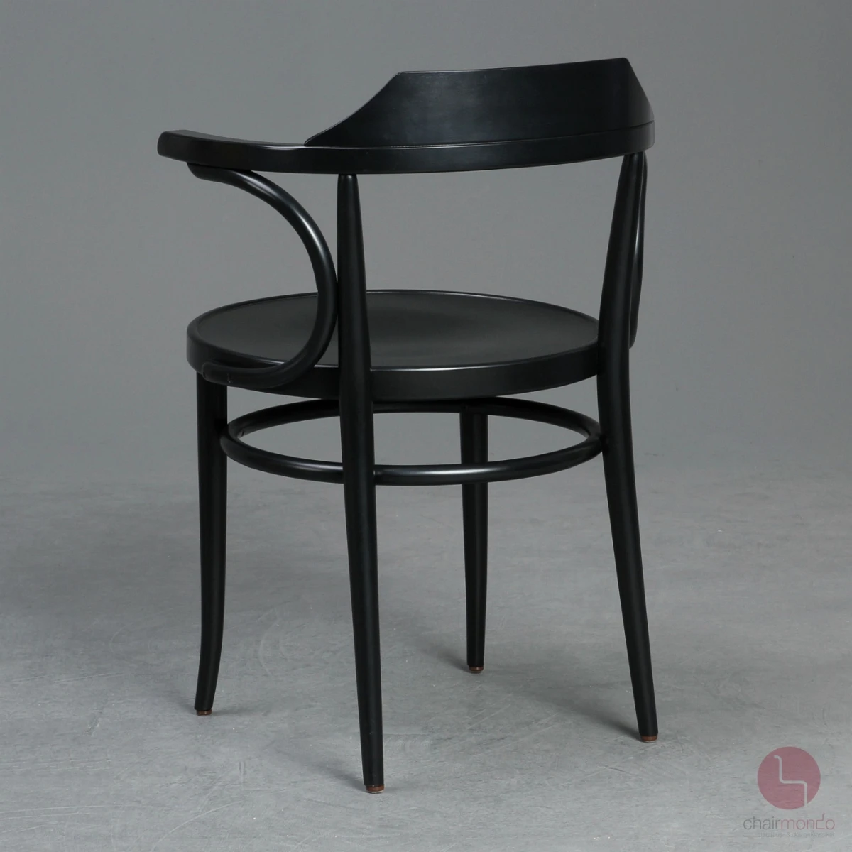 Thonet 233 M Bugholz Stuhl in Schwarz gebraucht