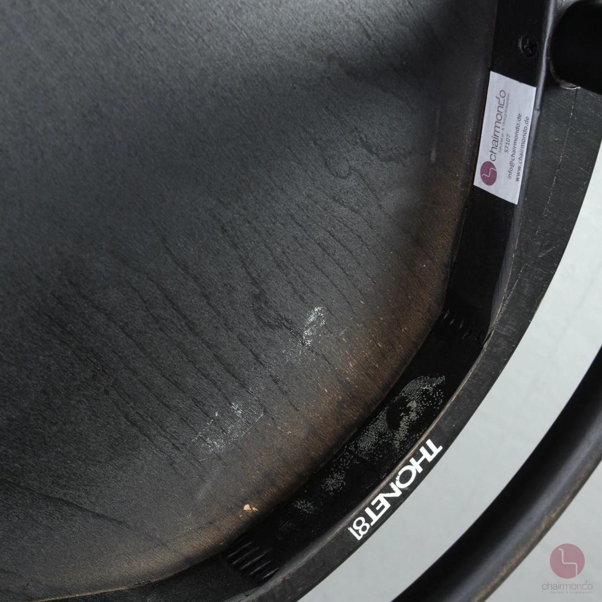 Thonet 233 M Bugholz Stuhl in Schwarz gebraucht