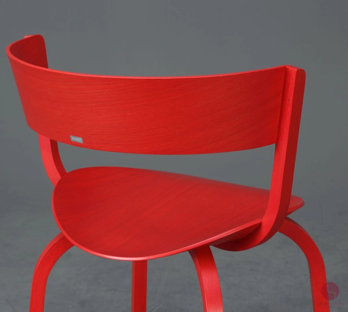Thonet 404 F Bugholzstuhl Rot Holzstuhl Stefan Diez gebraucht