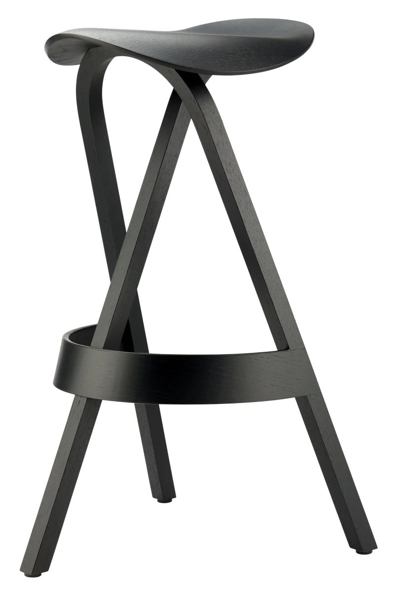 Thonet 404 Bugholz Hocker schwarz