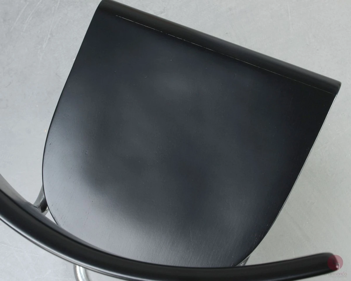 Thonet B263 Bauhaus Freischwinger Schwarz um 1925 gebraucht