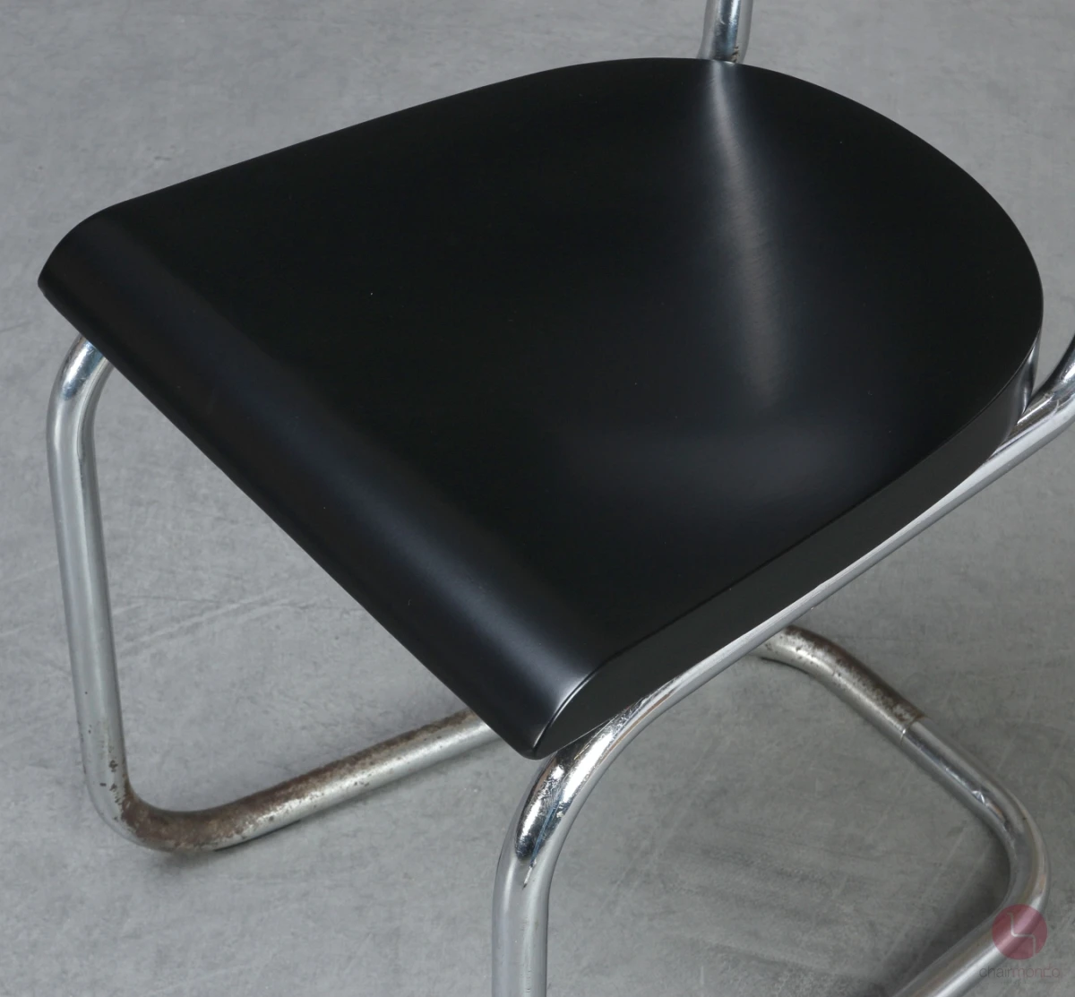 Thonet B263 Bauhaus Freischwinger Schwarz um 1925 gebraucht