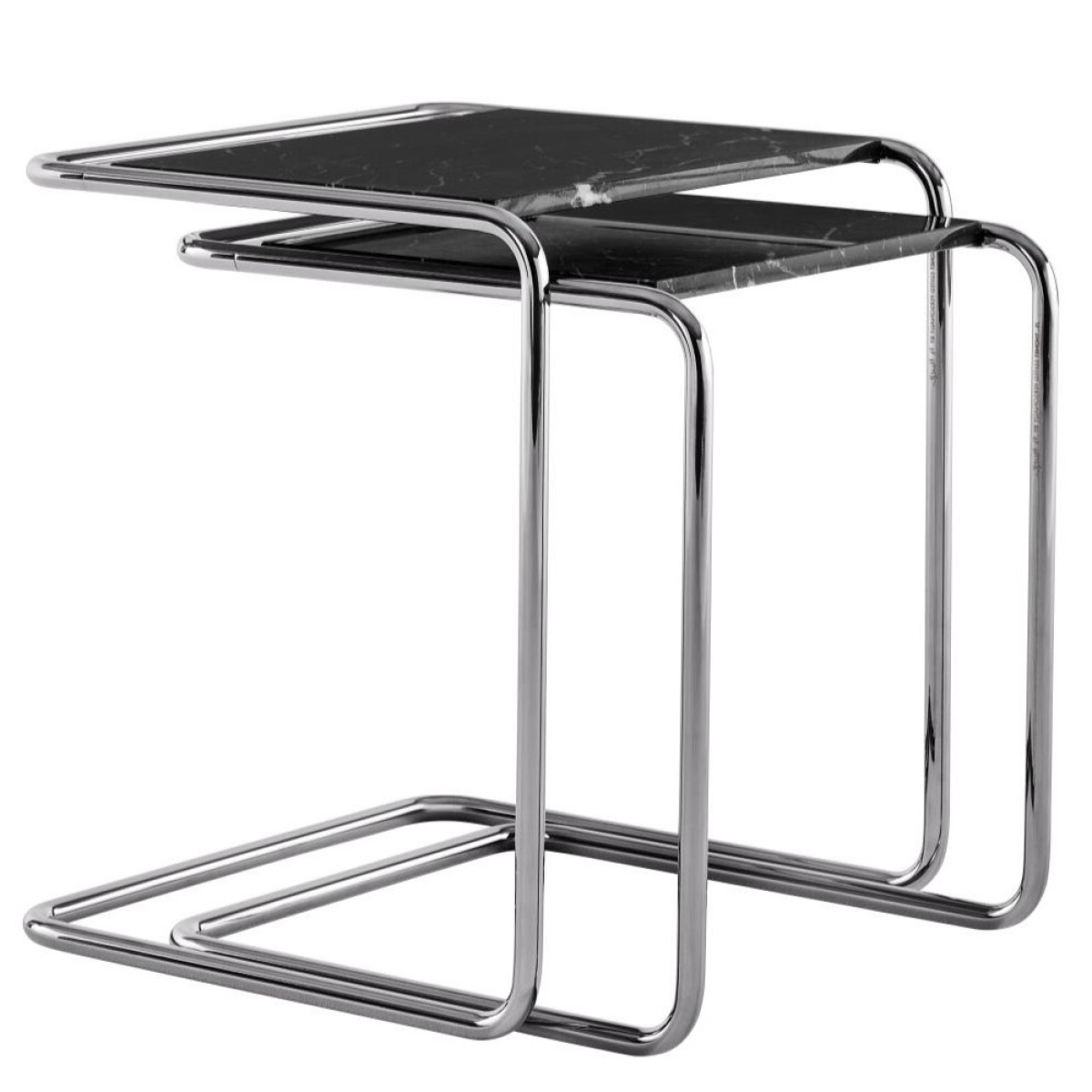 Preview: Thonet B97 Set SERIOUS by Jil Sander, Beistell- und Satztisch