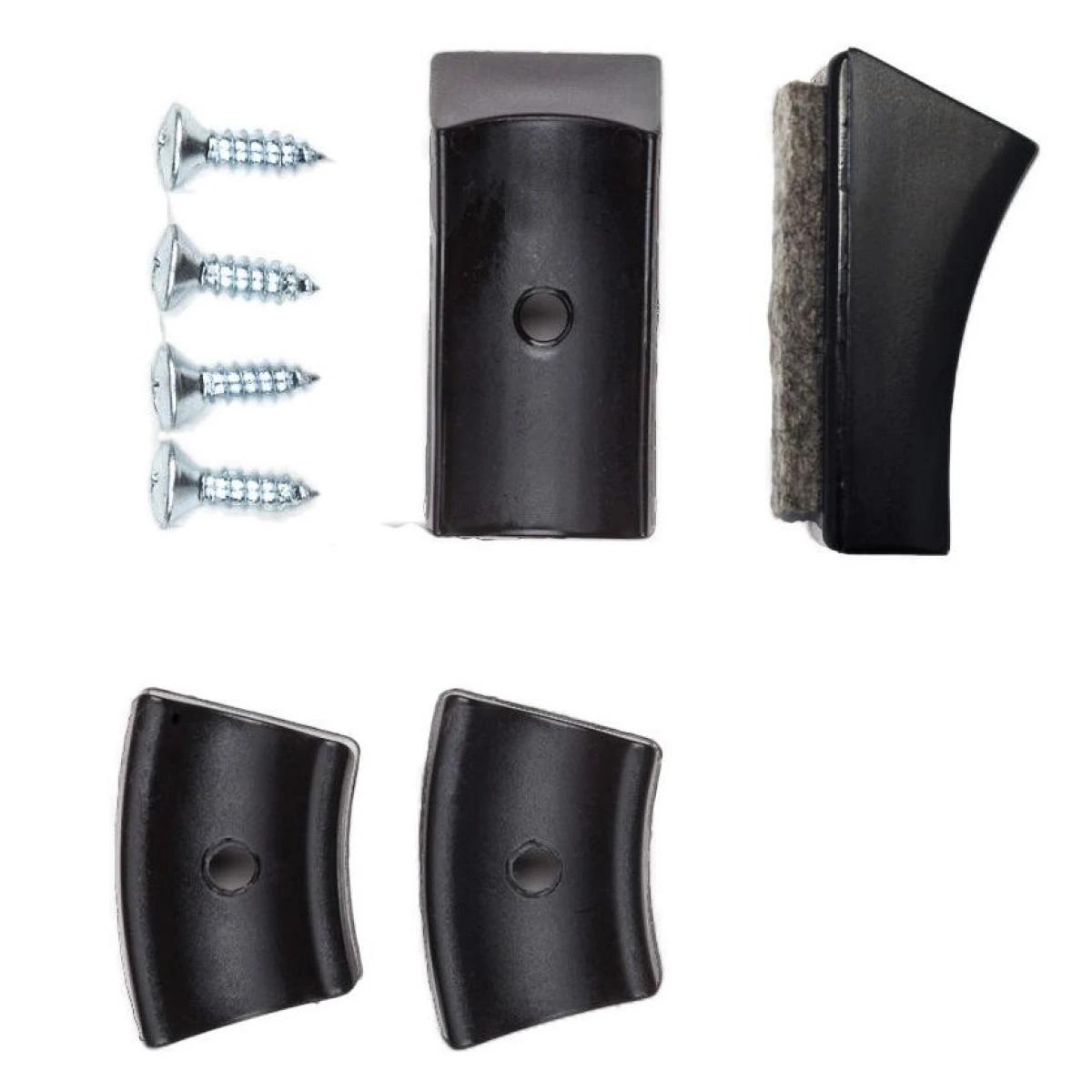 Original-Thonet-Filzgleiter-Set-in-Schwarz-für-Thonet-Freischwinger-Stühle-100OG10-Neuware