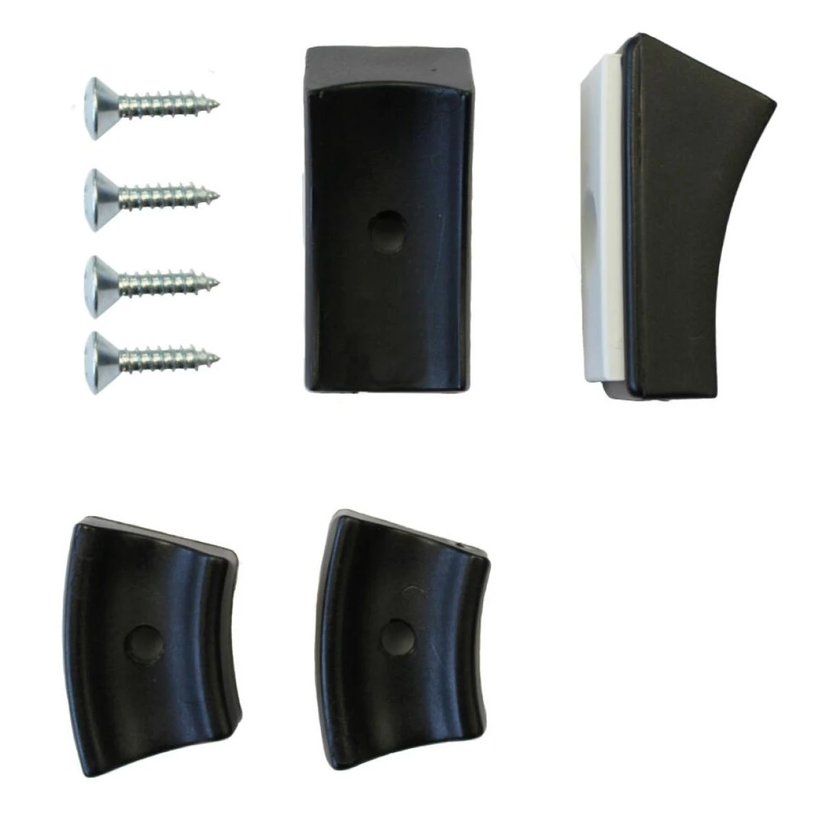 Original-Thonet-POM-Gleiter-Set-in-Schwarz-für-Thonet-Freischwinger-Stühle-100OG10-POM-Neuware