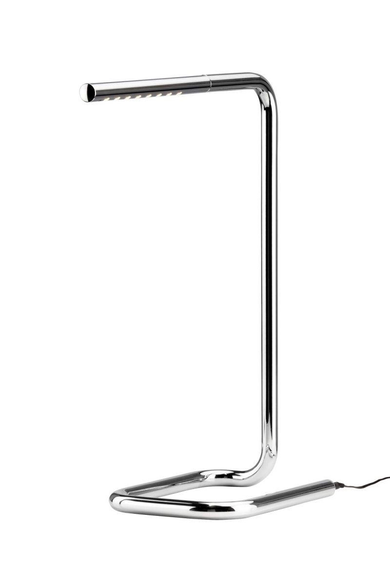 Preview: Thonet LUM 50 Tecnolumen Tischleuchte aus Chrom - reduziert und funktional