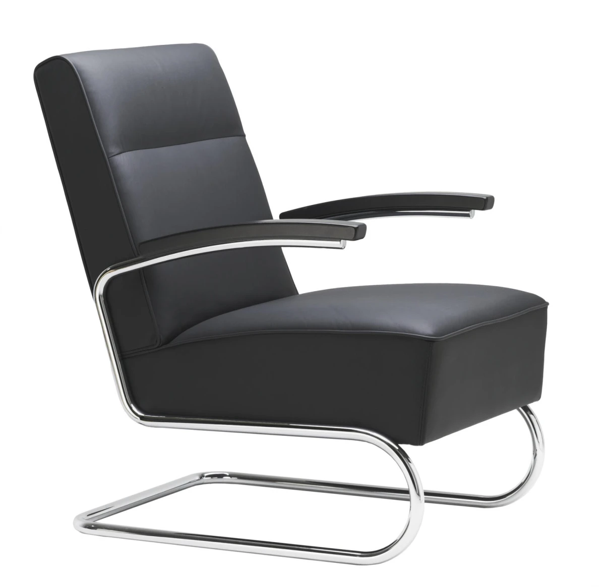 Thonet S412 Sessel Leder mit Armlehnen