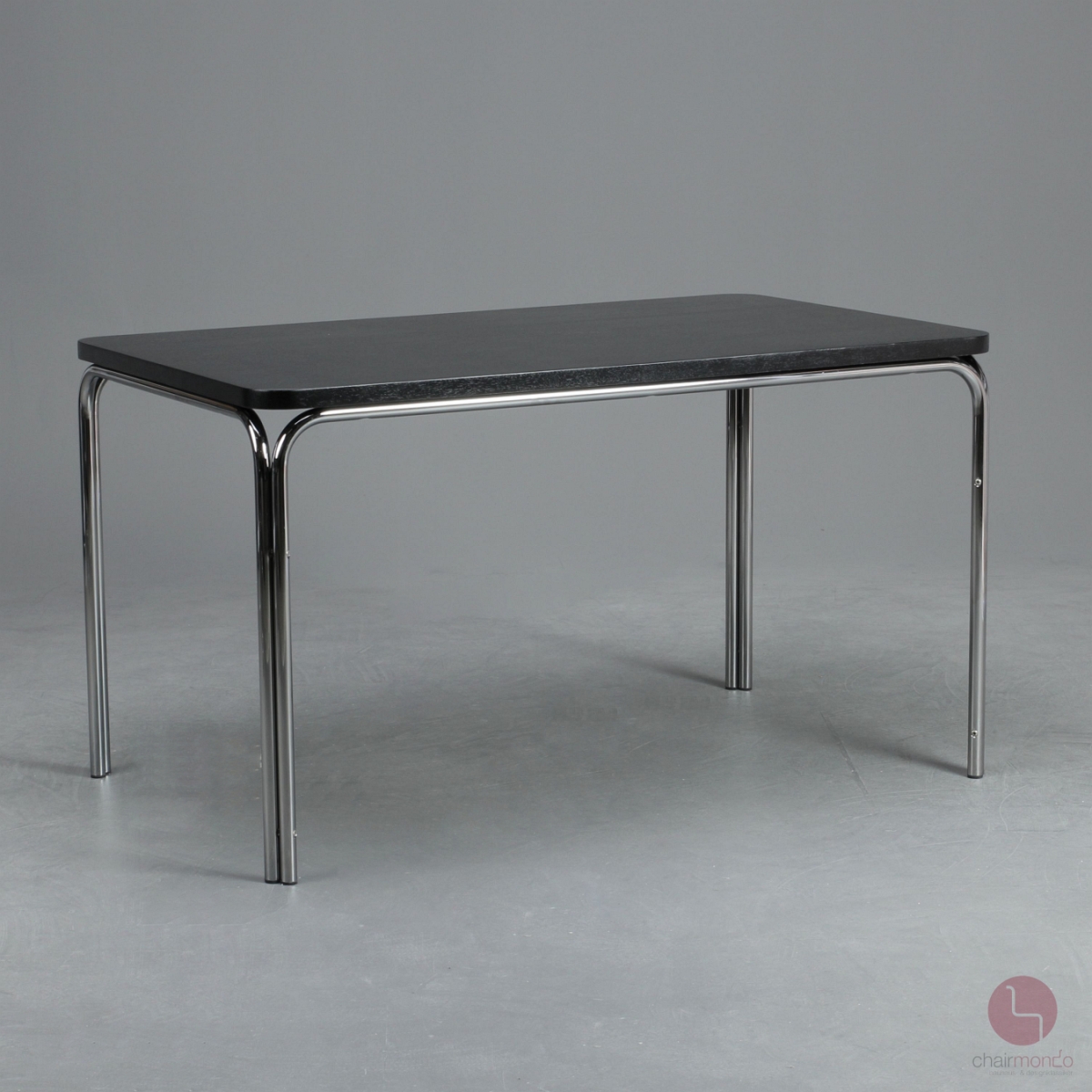 Preview: Thonet 1033 Esstisch Schreibtisch in Schwarz 130 x 78 cm - gebraucht
