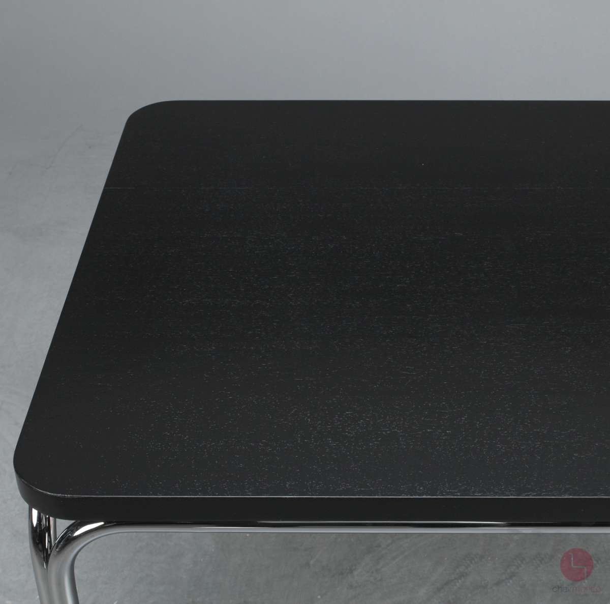 Preview: Thonet 1033 Esstisch Schreibtisch Schwarz neu lackiert gebraucht