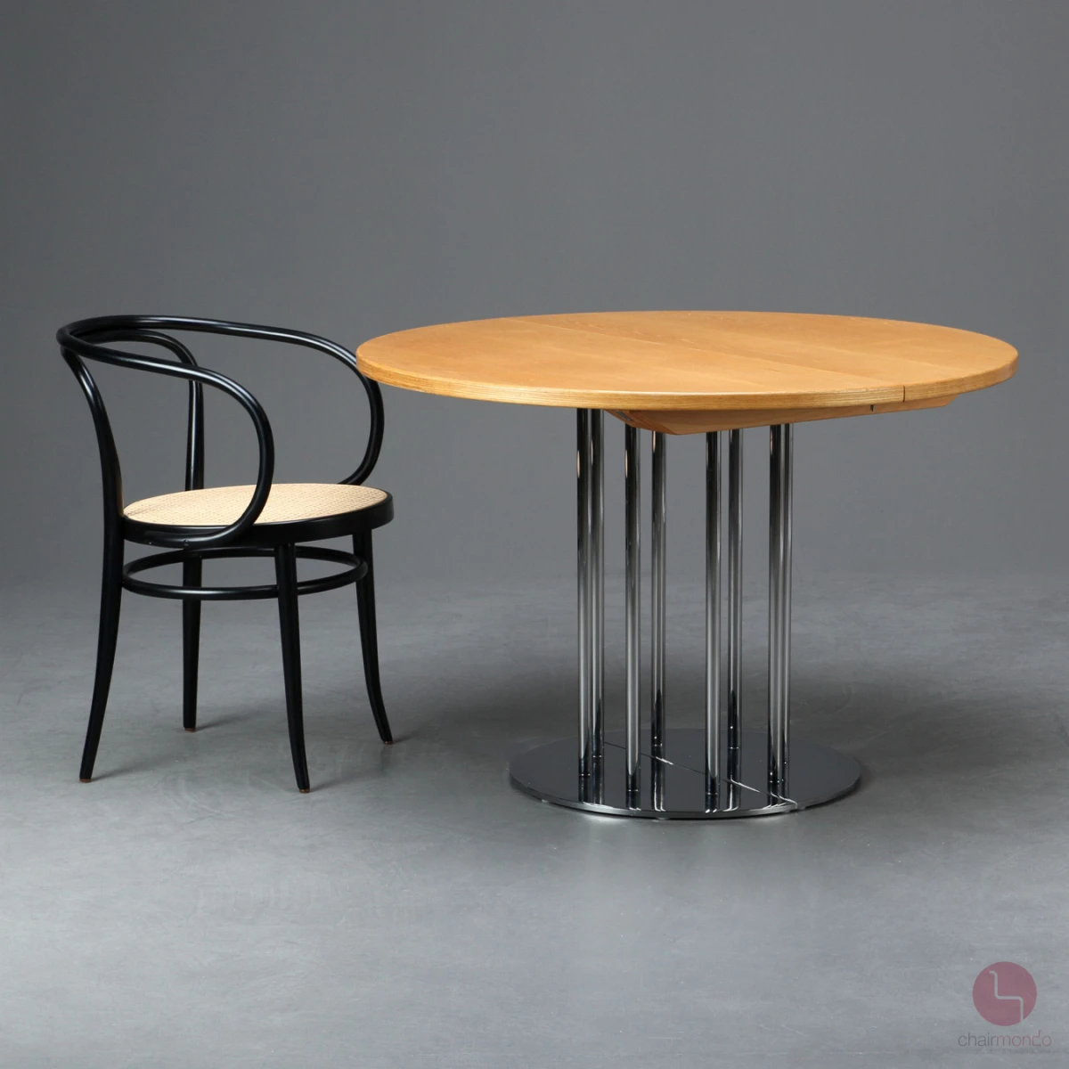 Thonet S1047 Esstisch Ausziehtisch mit Eiche Platte gebraucht