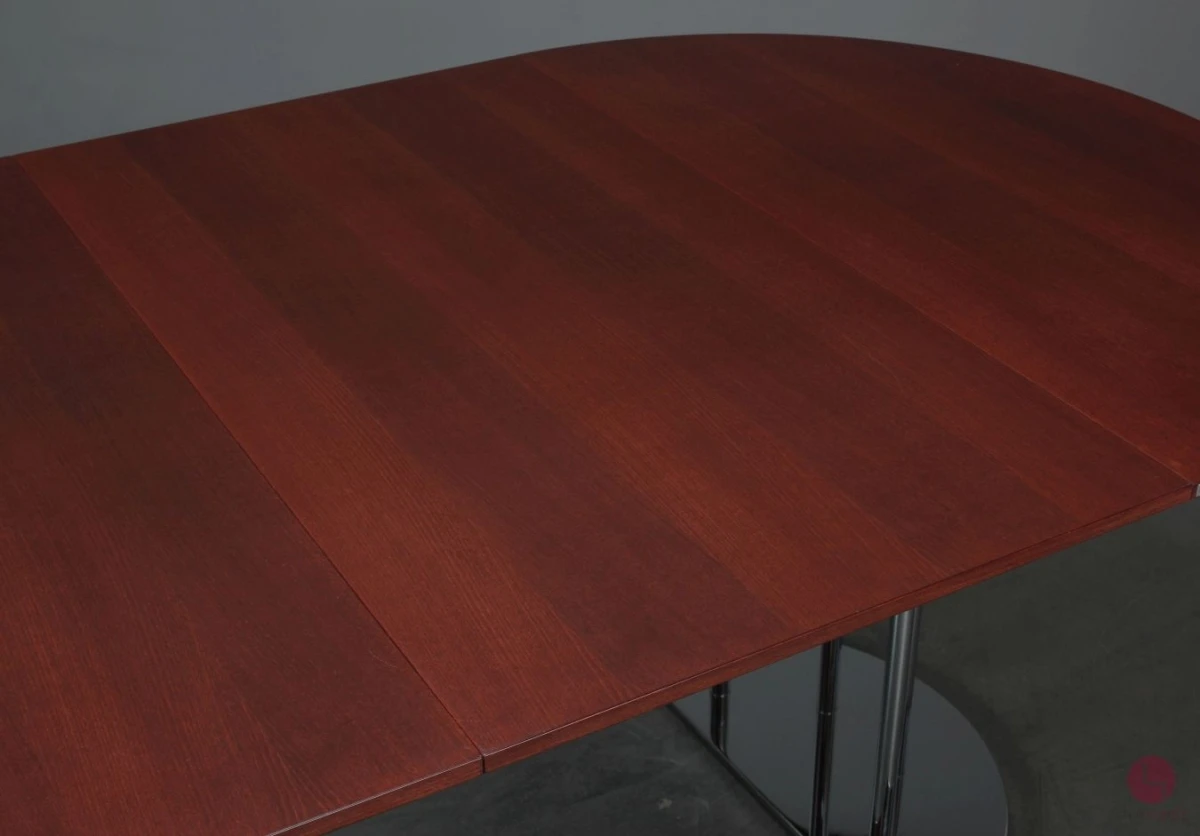 Thonet S1047 Esstisch in Mahagoni Braun ausziehbar gebraucht