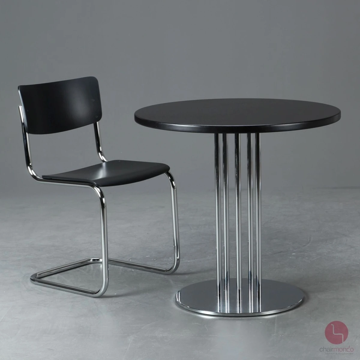 Thonet S1048 Bistro Tisch in Schwarz 78 cm - gebraucht