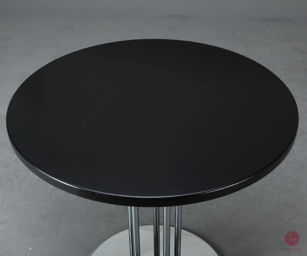 Preview: Thonet S1048 Bistro Tisch in Schwarz 78 cm - gebraucht