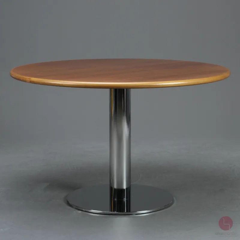 Thonet S1049 Esstisch mit Nussbaum Holz, 120 cm gebraucht
