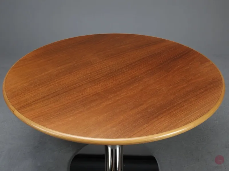 Thonet S1049 Esstisch mit Nussbaum Holz, 120 cm gebraucht