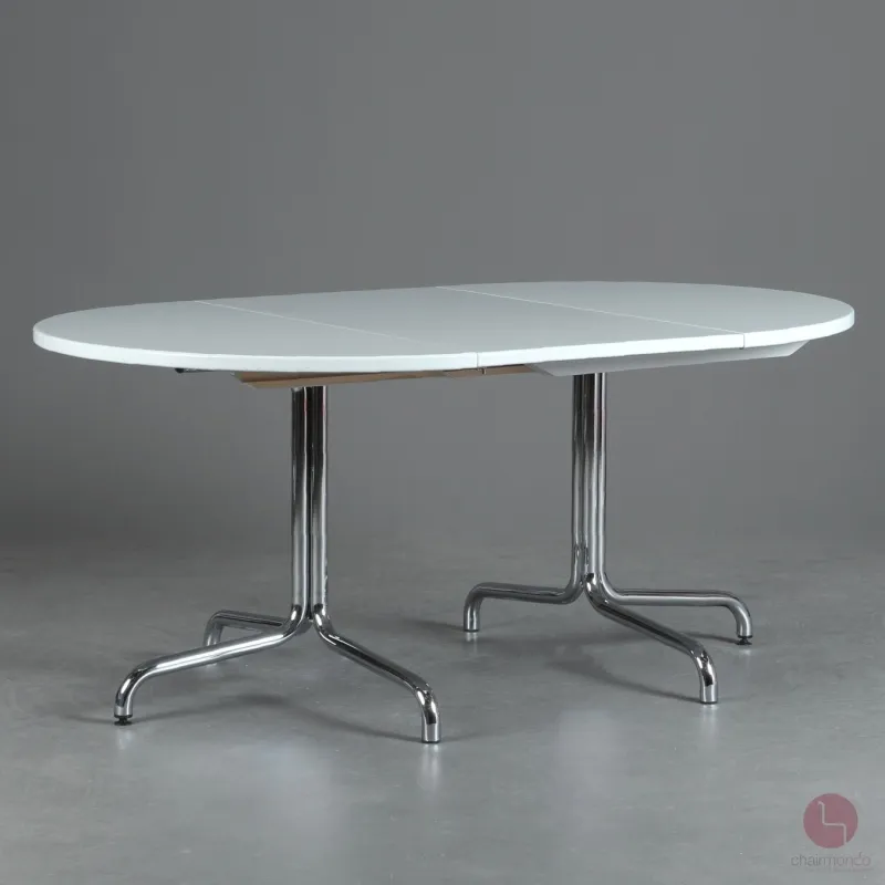 Thonet S1051 Ausziehtisch mit grauer Platte gebraucht
