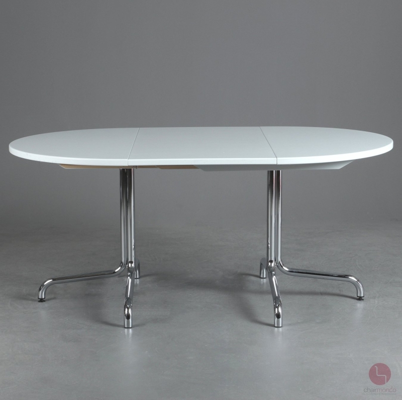 Preview: Thonet S1051 Ausziehtisch mit grauer Platte gebraucht
