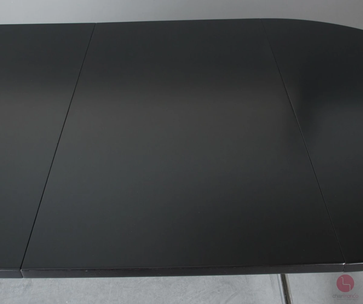 Thonet S1051 Esstisch in Schwarz 110 - 230 cm ausziehbar gebraucht