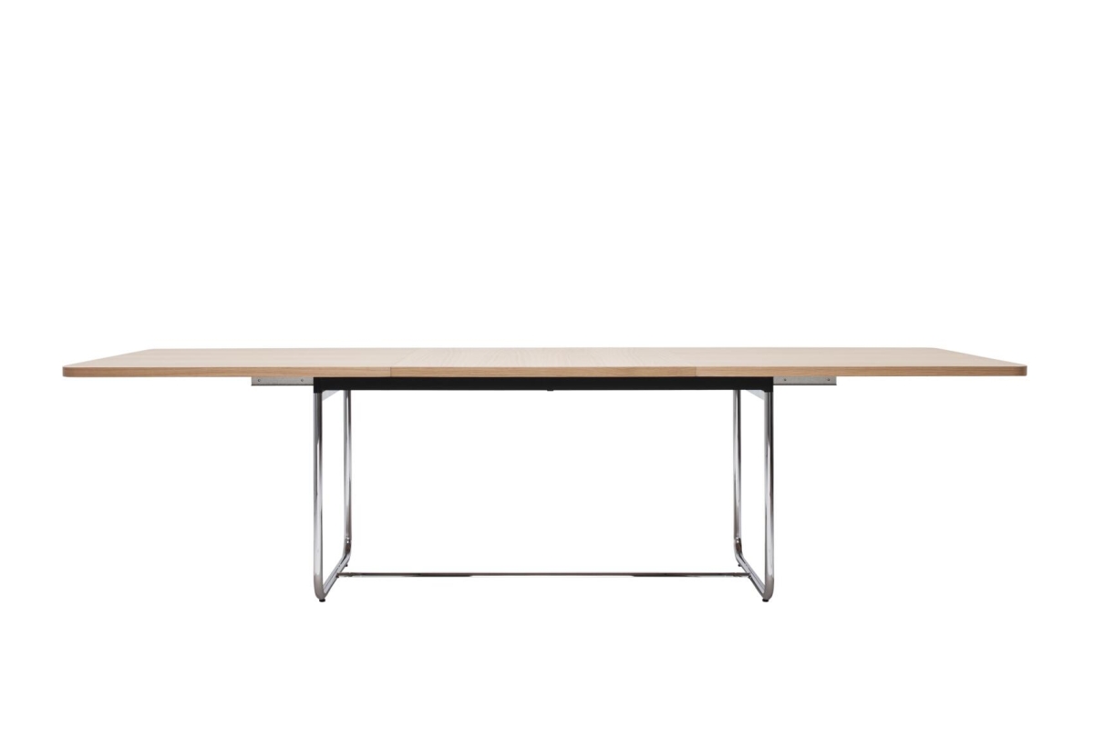 Preview: Thonet S1072 Ausziehtisch mit Buche Platte