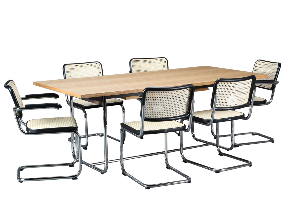 Preview: Thonet S1072 Ausziehtisch mit Stühlen