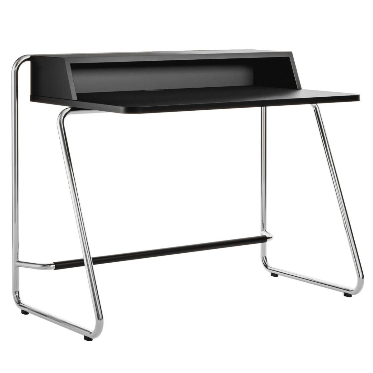 Thonet S285/0 Nussbaum Variante mit Stuhl Ansicht