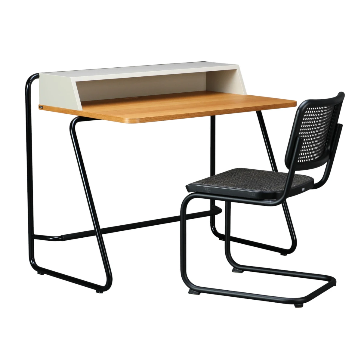 Thonet S1200 Sekretär Eiche mit Stuhl