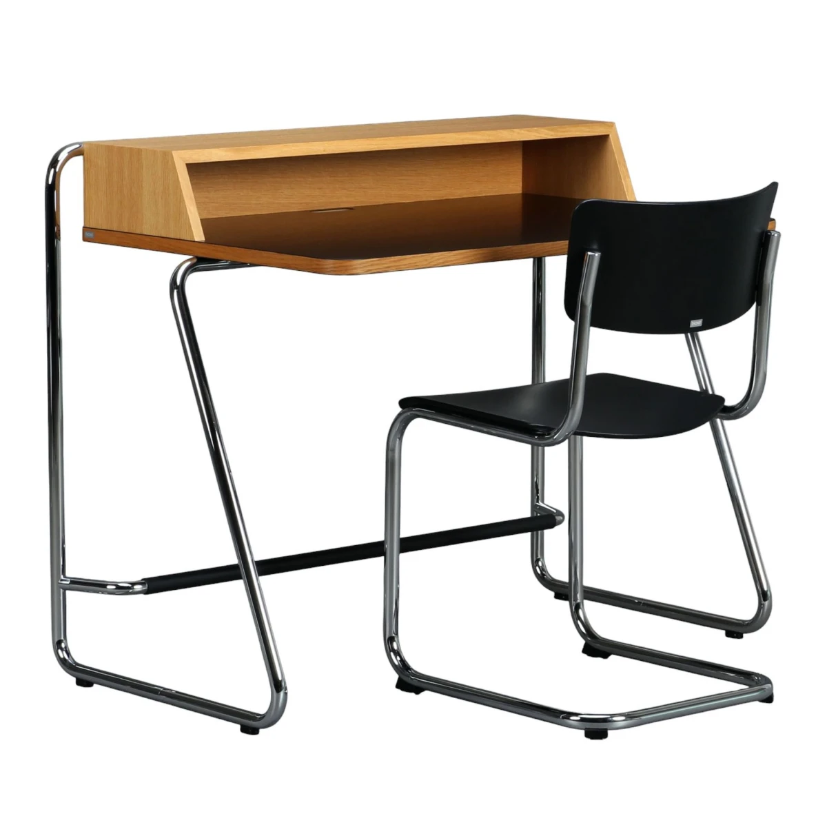 Thonet S1200 Sekretär ThonetDur Platte mit Stuhl