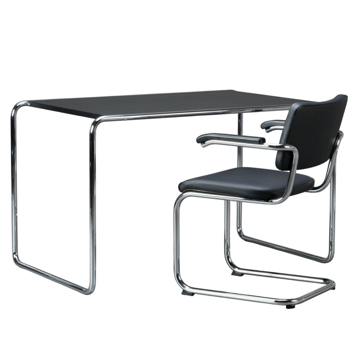 Preview: Thonet Schreibtisch S285/0 Schwarz gebeizt TP29