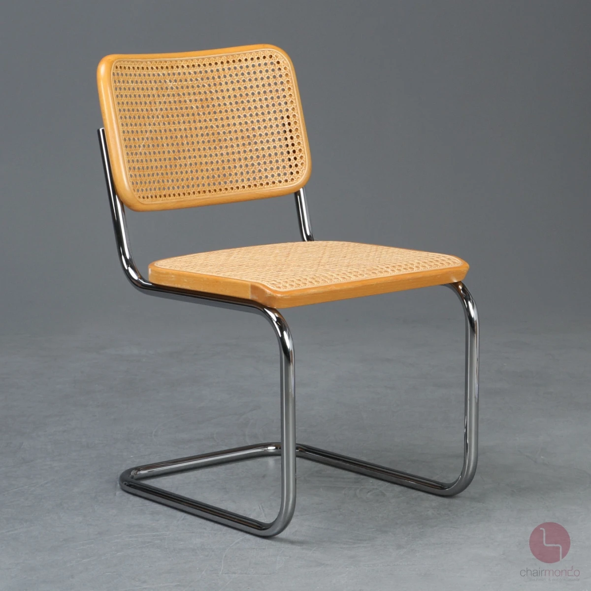 Thonet S32 Freischwinger in Buche Natur gebraucht