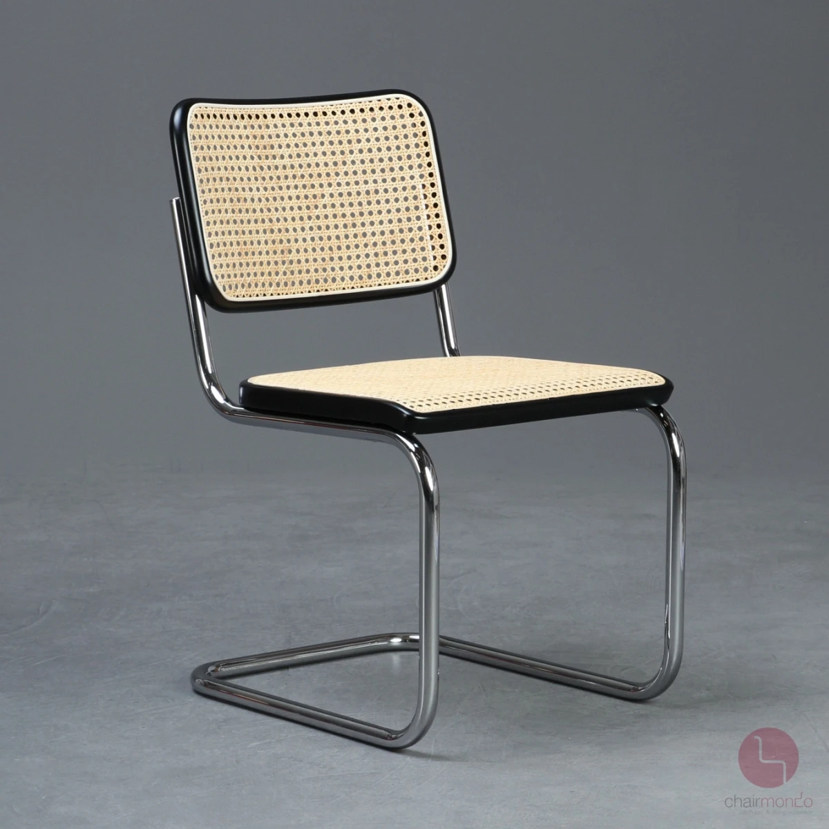 Thonet S32 Freischwinger mit erneuertem Wiener Geflecht