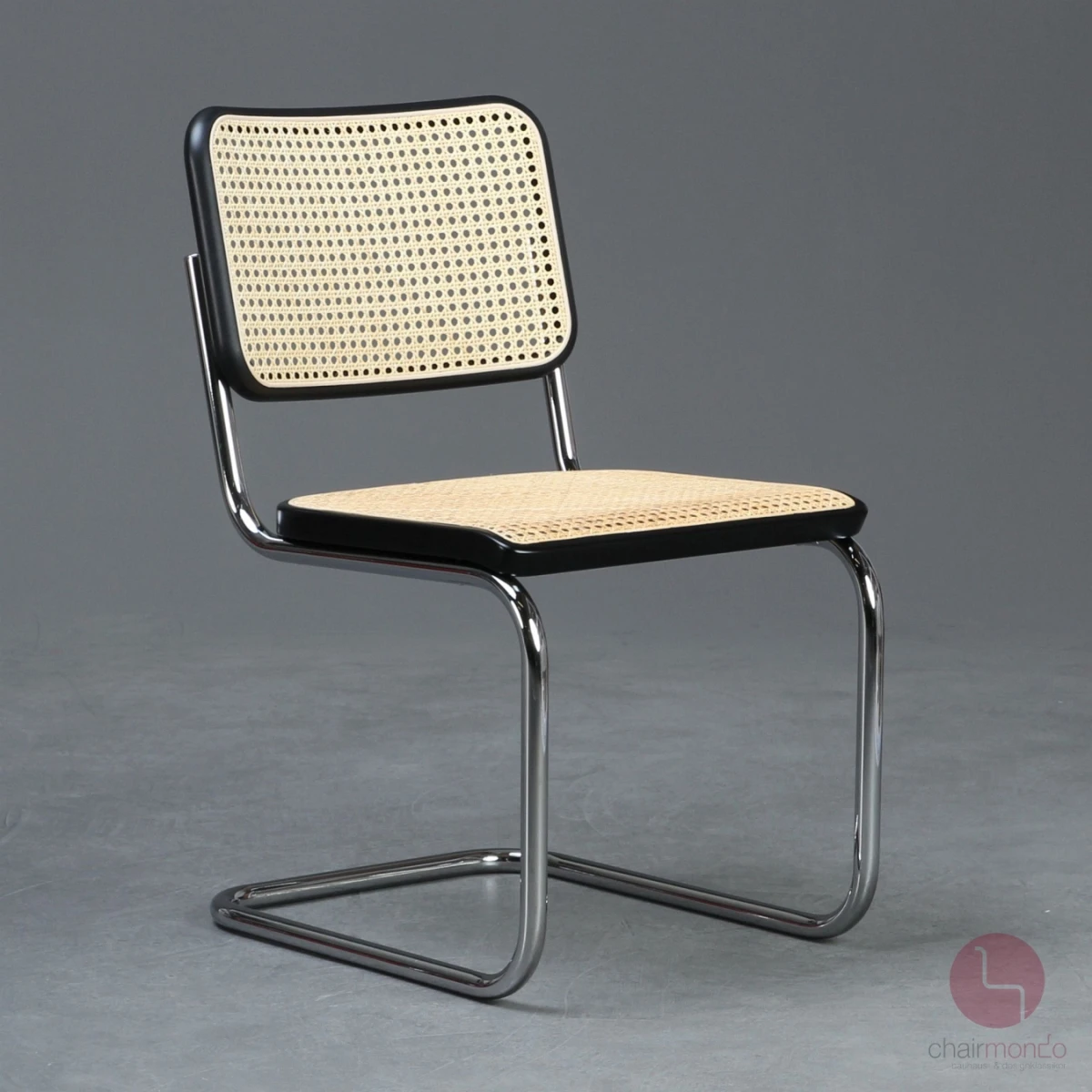 Thonet S32 Freischwinger mit erneuertem Wiener Geflecht