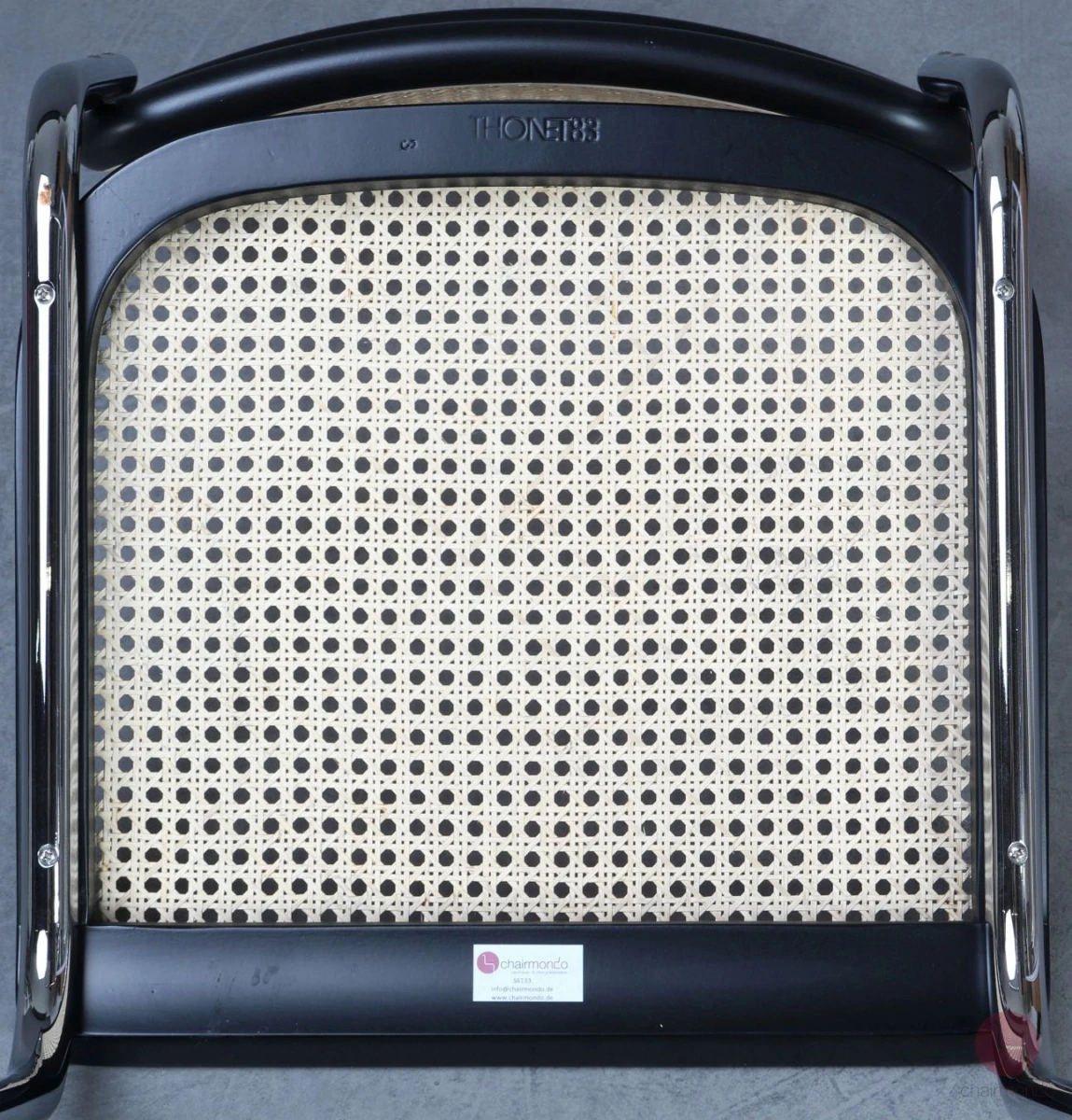 Thonet S32 Freischwinger mit erneuertem Wiener Geflecht