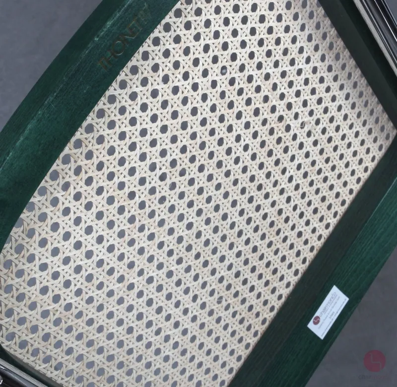 Thonet S32 Fresichwinger Grün mit erneuertem Wiener Geflecht gebraucht