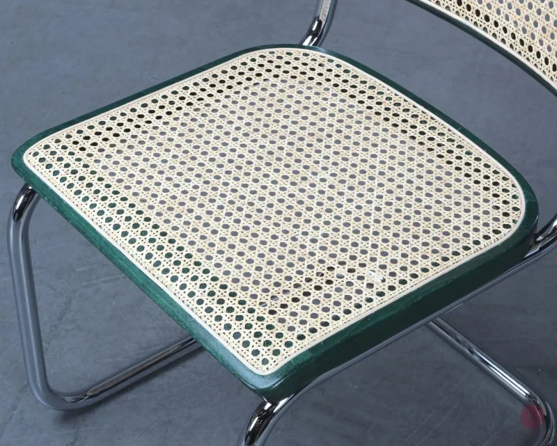 Thonet S32 Fresichwinger Grün mit erneuertem Wiener Geflecht gebraucht