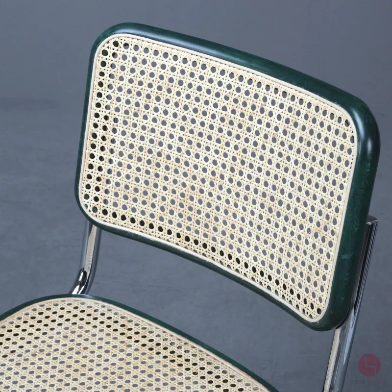 Thonet S32 Fresichwinger Grün mit erneuertem Wiener Geflecht gebraucht