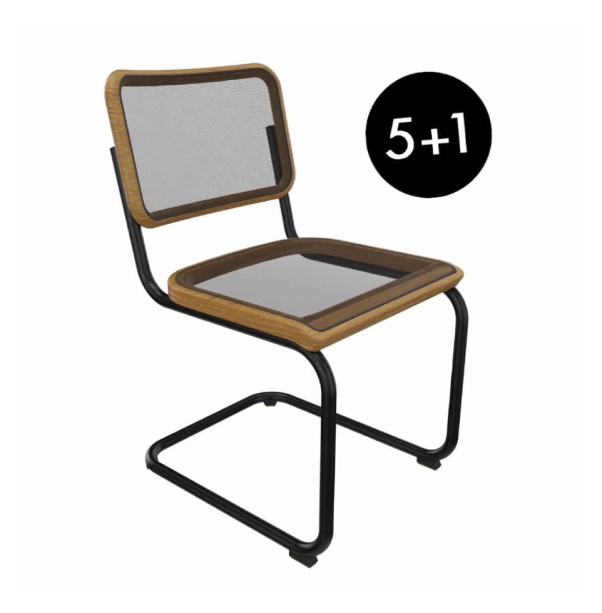 Thonet S32 N Pure Materials 5+1 Aktion