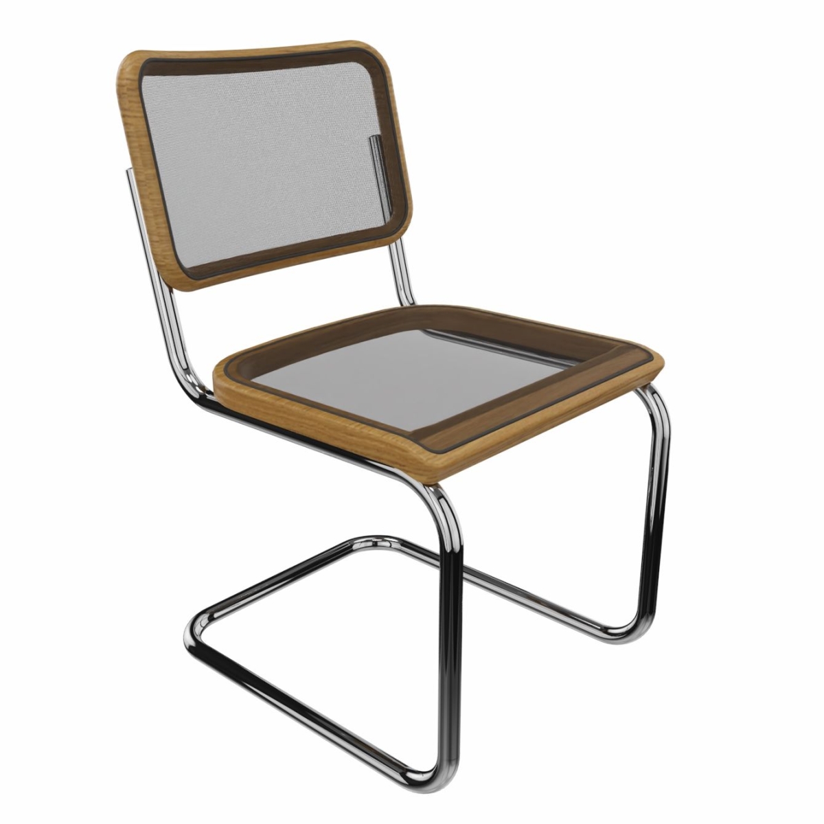 Preview: Thonet S32 N Eiche Pure Materials Freischwinger