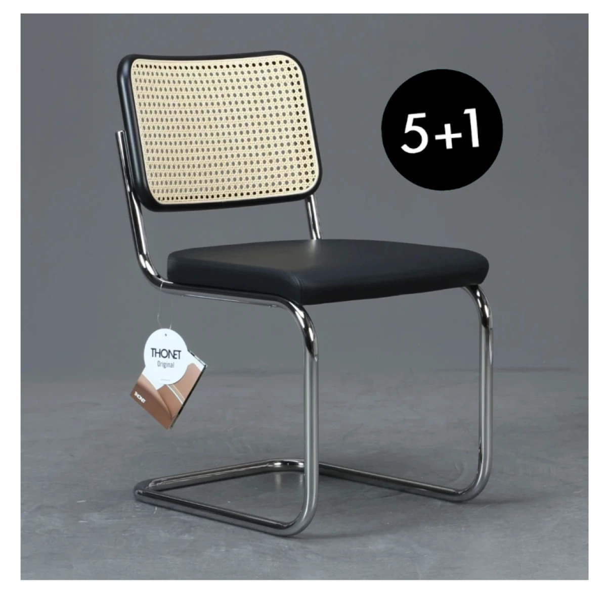Thonet S32 SPV Freischwinger mit Geflecht und Sitzpolster NEU l 5+1 Aktion