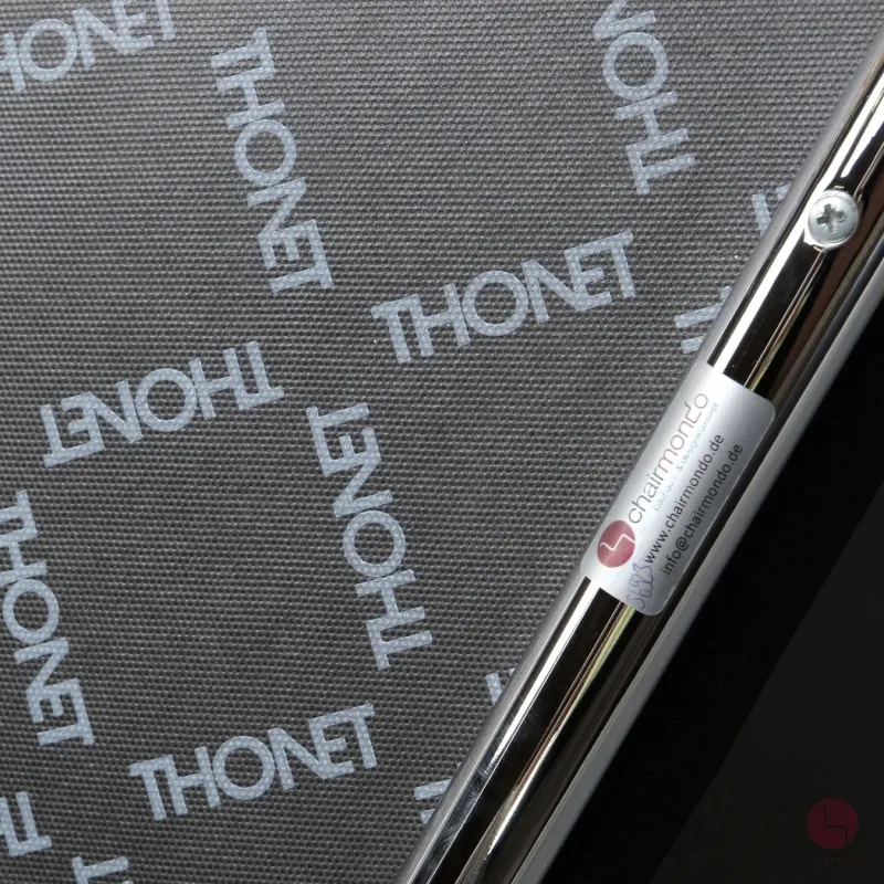 Thonet S32 SPV Freischwinger Schwarz mit Sitzpolster und Geflecht Rückenlehne gebraucht