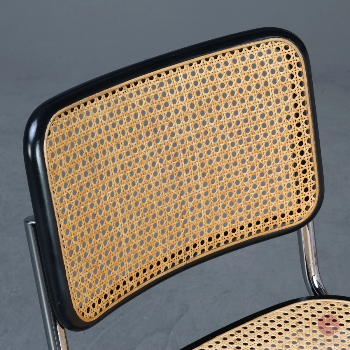 Thonet S32 Freischwinger mit Wiener Geflecht und schöner Patina gebraucht