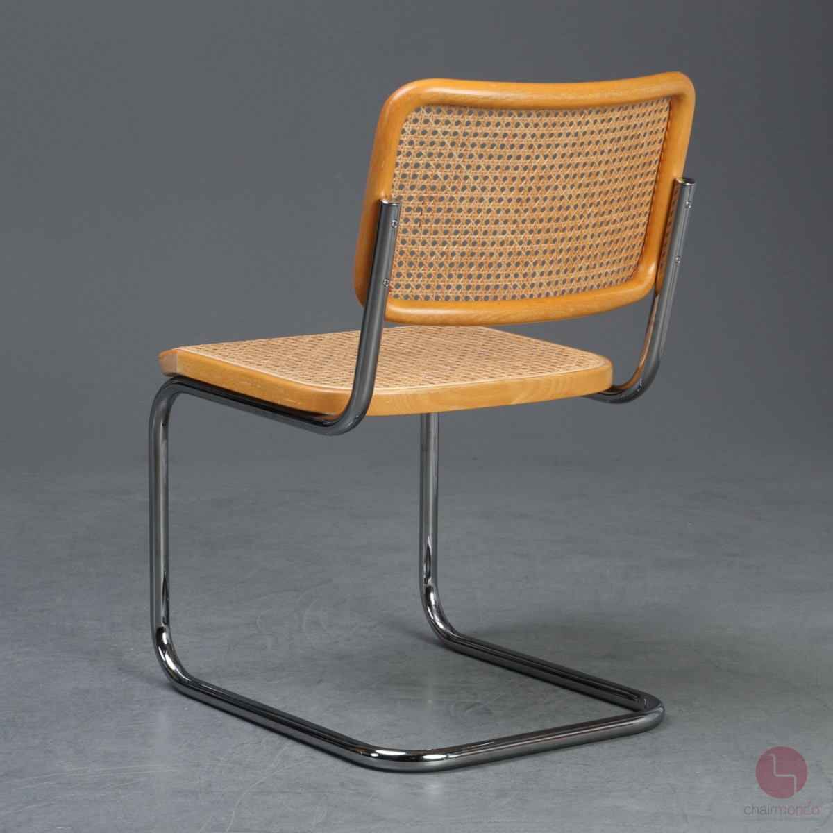 Thonet Buche nautur Patina Geflecht Rückansicht
