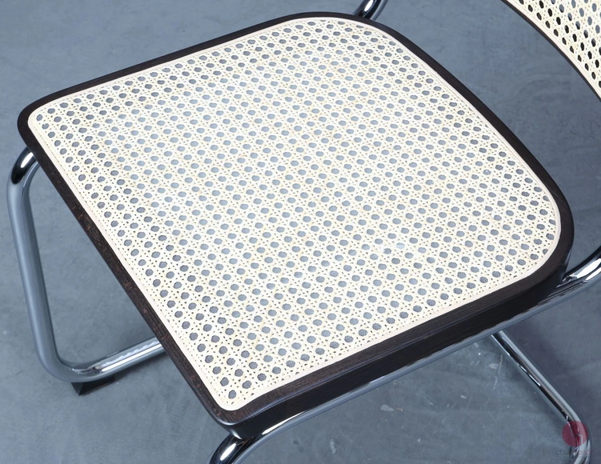Thonet S32 V Braun Freischwinger mit Geflecht und Stützgewebe 2022