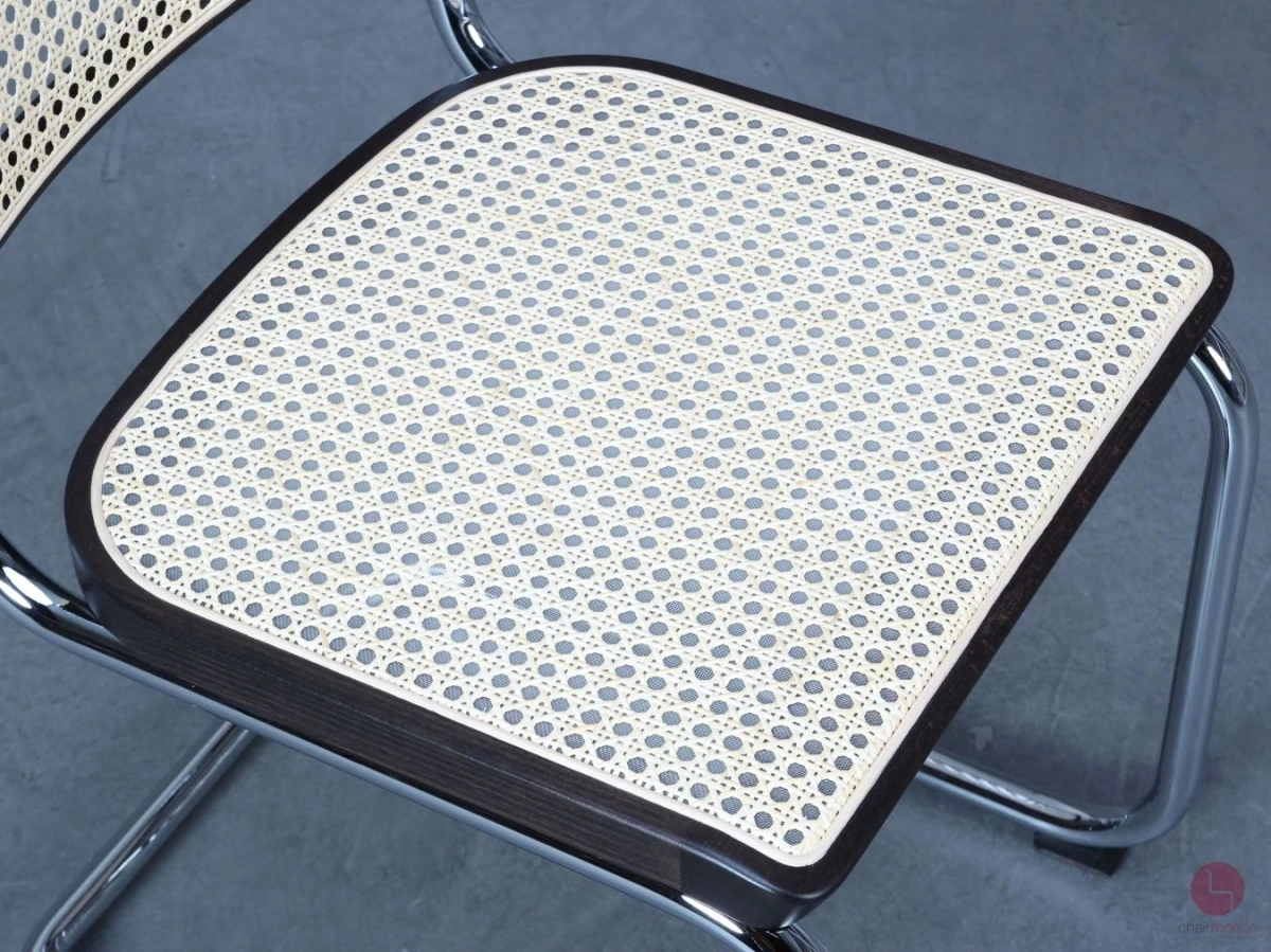 Thonet S32 V Braun Freischwinger mit Geflecht und Stützgewebe 2022
